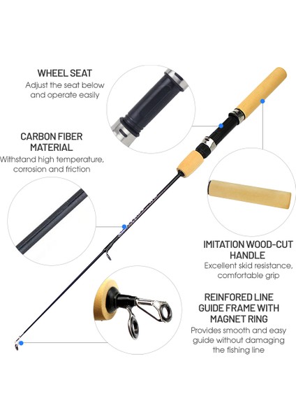 Kış Karides Balık Tutma Milı Kayganlık Önleyici Ağaç Rengi Saplı (Yurt Dışından) indirimleri