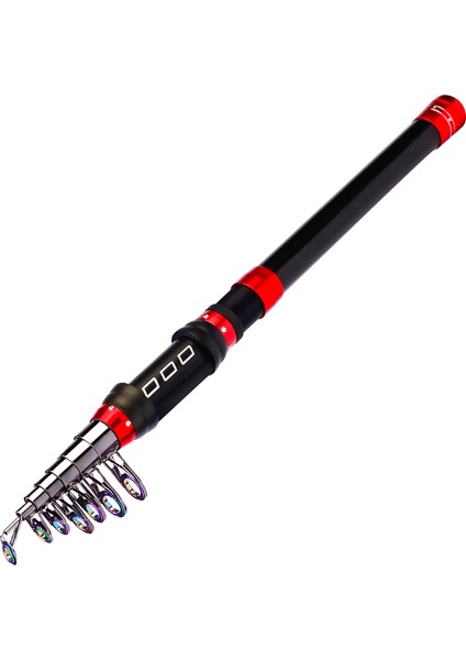 2,4 Metre Taşınabilir Ultra Hafif Karbon Fiber Balık Tutma Milı (Yurt Dışından)