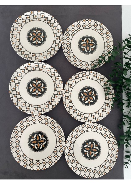 Liva Model 6'lı Pasta Tabağı