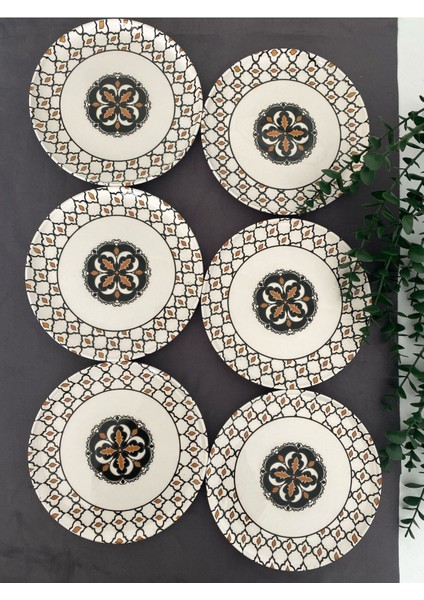 Liva Model 6'lı Pasta Tabağı