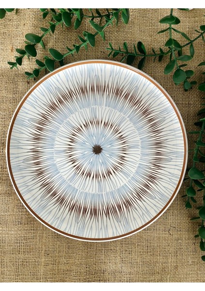 Blue Eyes Model 25 cm Büyük Servis Tabağı