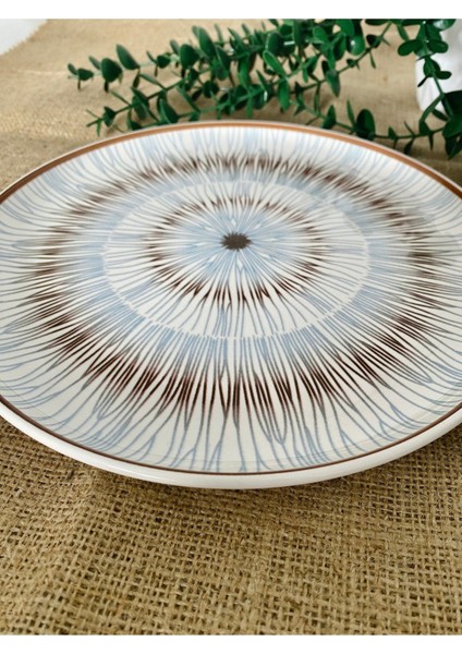 Blue Eyes Model 25 cm Büyük Servis Tabağı fiyatları