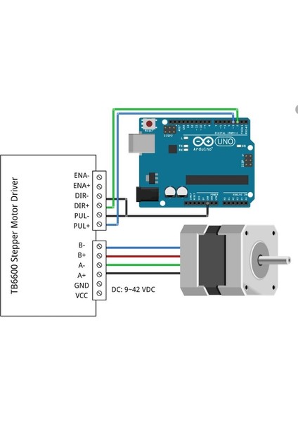Step Motor Sürücü ve Kontrol Kartı - TB6600 - 4A
