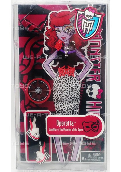 Monster High Operetta Maul Session Moda Paketi X3665 W9122