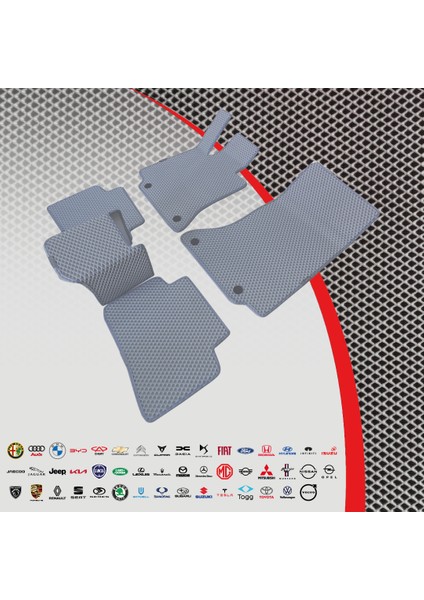 Fiat Punto Evo 2010 - 2024 Akıllı Oto Paspas Takımı Eva Mat