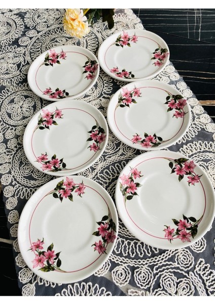 Karçiçeği 6 Adet Çay Tabağı