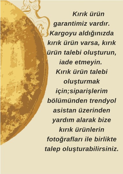 Karçiçeği 6 Adet Çay Tabağı