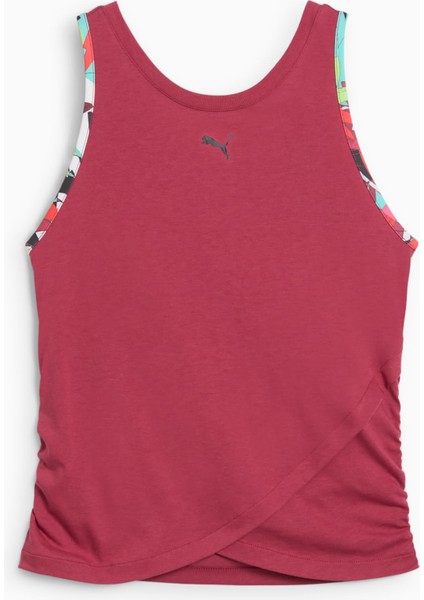 Tropical Graphic Kadın Pembe Atlet (526788-17)