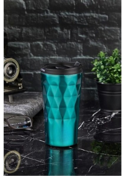 Prizma 350 Ml Çelik Mug Termos Yeşil Ckr2048