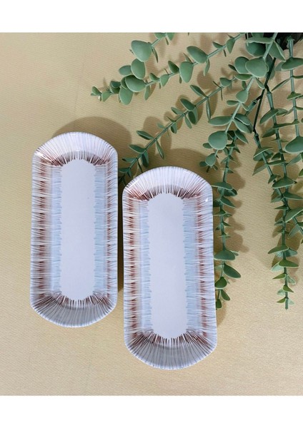 Blue Eyes 2 Adet Oval Kahvaltı Tabağı