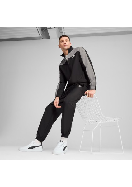 Colorblock Erkek Siyah Eşofman Takımı (684856-01)