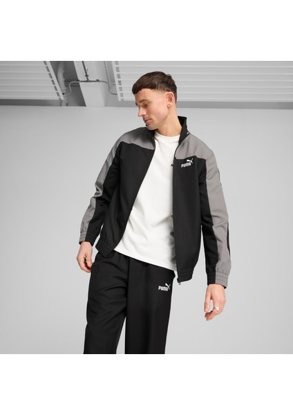 Colorblock Erkek Siyah Eşofman Takımı (684856-01)