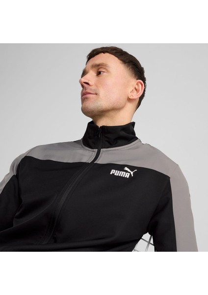Colorblock Erkek Siyah Eşofman Takımı (684856-01)