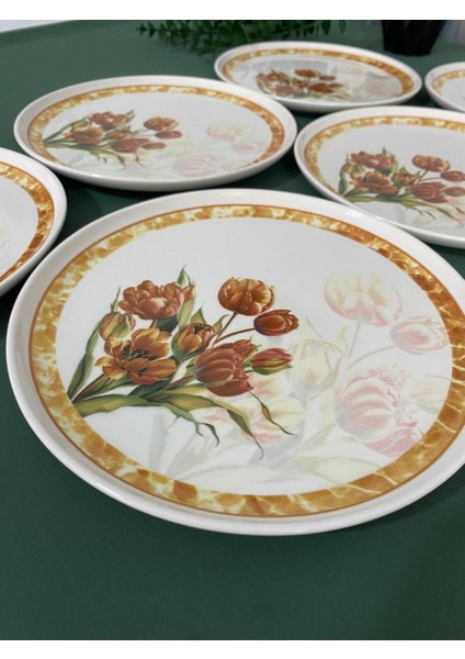 Vintage Lale 6 Adet Servis/pasta Tabağı fiyatları