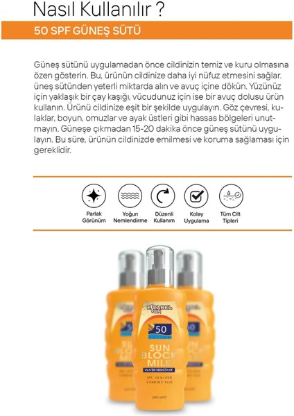 50 SPF Güneş Kremi Yetişkin Güneş Sütü Sprey 50 Faktör indirimleri