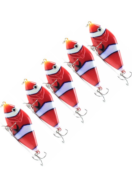 5 Adet 2.8 Inçlik Canlımsı Sesi Cıvıltıyan Balık Yakalama Ucunu (Yurt Dışından)