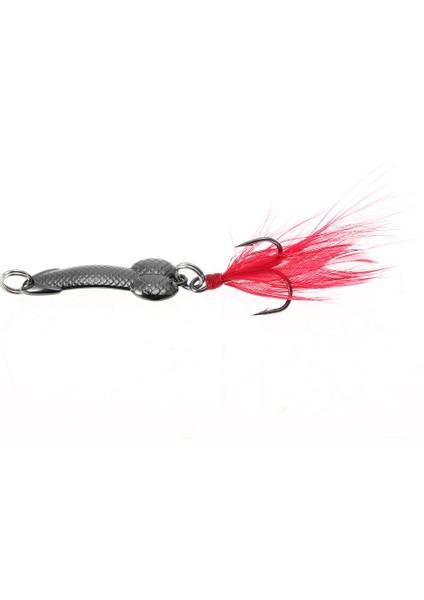 Balık Tutma Sanatı Üçlü Uçlu Yansıtıcı Tüy Kuyruklu Çekici (Yurt Dışından)