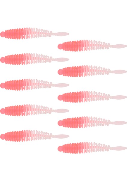 10 Adet Canlımsı Yumuşak Solucan Balık Tutma Yaprakları (Yurt Dışından)