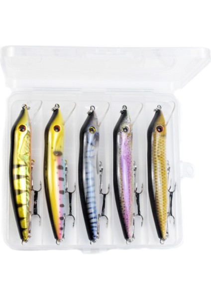 5 Adet Biyyonik Balık Tutma Derici Canlımsı Yüzen (Yurt Dışından) fiyatları