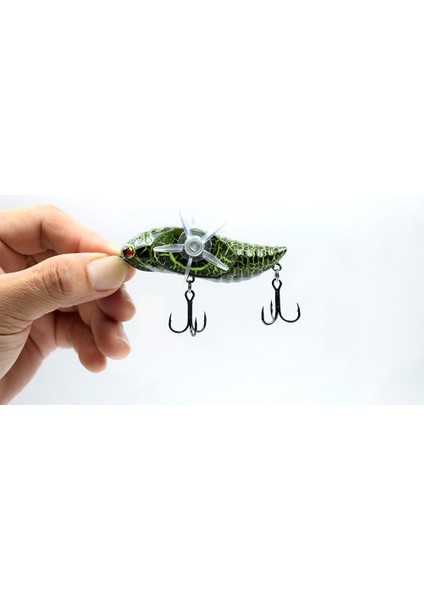 Cicada Üretici Dönel Çift Pervaneli Yapay Balık Tutma Ucu (Yurt Dışından) modelleri