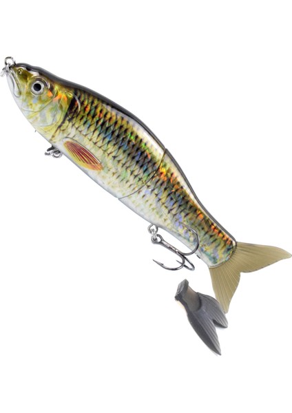 Yüzer Balık Uydurmaları Sert Kayar Yapışkan Yumuşak Kuyruklu Canlımsı (Yurt Dışından)