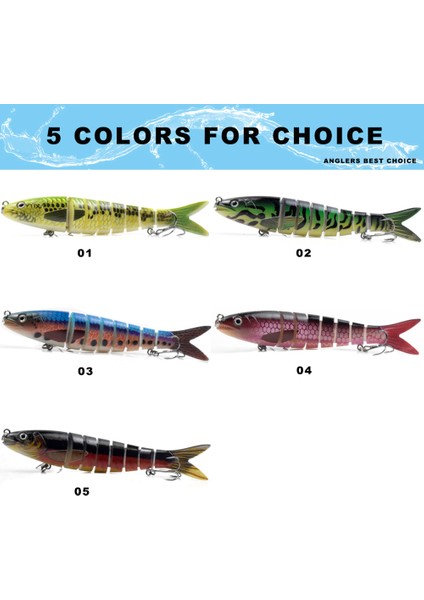 3 Adet Biyonik Çok Eğilmiş Balık Tutma Küreği Yüzme Hareketi Gerçekçi (Yurt Dışından) modelleri