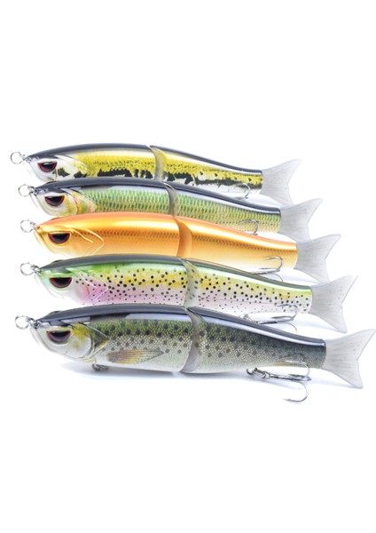 Alabalık Kayma Yemli Balık Tutma Üneleri 2 Parça Sert Gövde Canlıya Benzer Yüzücü Yem (Yurt Dışından) indirimleri