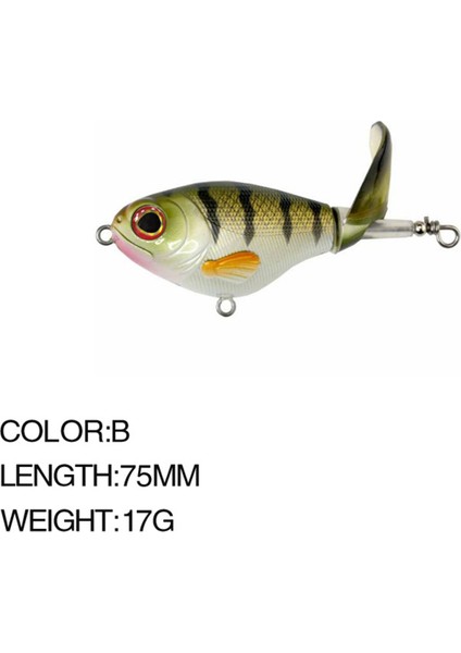 Whopper Plopper 75 Perch Yüzey Üstü Yem Tuzakları (Yurt Dışından) modelleri