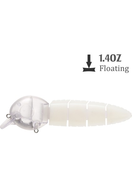 6'lı 1.4 Oz Kertenkele Balık Tutma Kümesliği Yüzen Levrek Kümesliği Yapay Yaprak （注：此翻译中“kertenkele”可能不太准确对应“tadpole”，但在没有更合适的单字替代时选取了该词。在实际应用中，可能需根据当地渔业或钓鱼领域更常用的词汇进行调整。） (Yurt Dışından) fırsatları