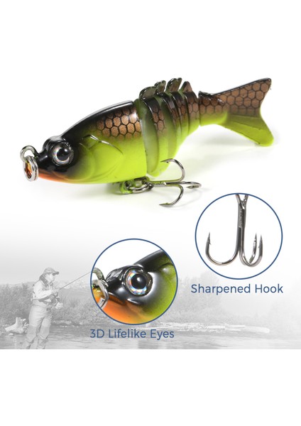 5 Adet Çoklu Li Yüzen Yapay Balık Yaprağı (Yurt Dışından) fırsatları