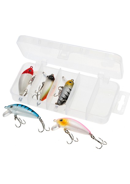 5'li Balık Tutma Takımı Sert Yapışkanlar Kıvrık Yapışkanlar Üç Uçlu Kancalar (Yurt Dışından)