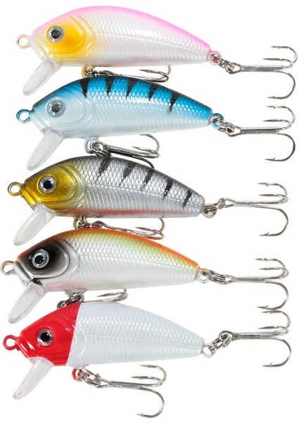 5'li Balık Tutma Takımı Sert Yapışkanlar Kıvrık Yapışkanlar Üç Uçlu Kancalar (Yurt Dışından) fırsatları