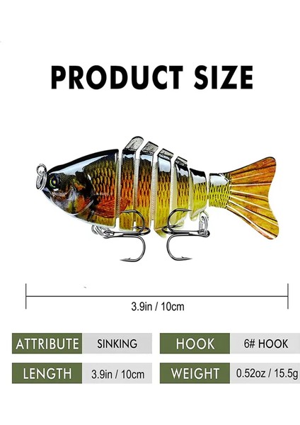 5 Adet B Pike Balık Tutma Yaprakları 3D Canlıcı Yavaş Düşen (Yurt Dışından) fiyatları