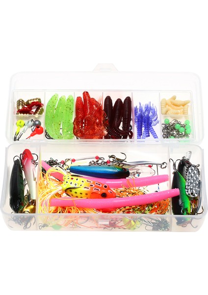 112 Adet Olta Yaprağı Seti ve Taklit Balık Kutusu (Yurt Dışından) fırsatları