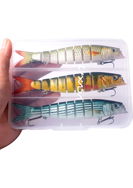 3 Adet Biyyonik Çoklu Lili Balık Tutma Yapışkanı S Yüzme Hareketi 5.5 Inç 0.75 Ons (Yurt Dışından)