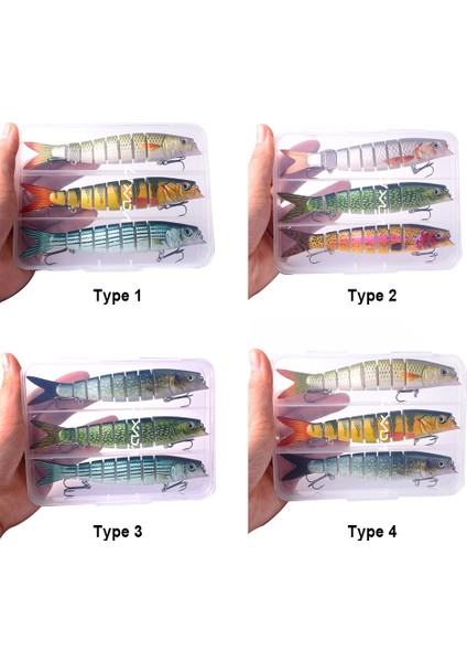 3 Adet Biyyonik Çoklu Lili Balık Tutma Yapışkanı S Yüzme Hareketi 5.5 Inç 0.75 Ons (Yurt Dışından) fırsatları