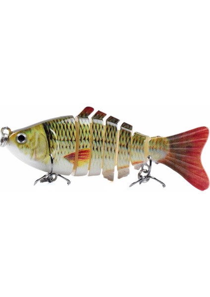 3.9 Inç 0.53 Oz Biyonik Çok Bağlı Balık Tutma Örtüsü S Yüzme Hareketi 3D Gözlü (Yurt Dışından)