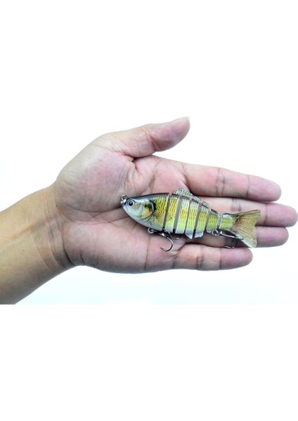 3.9 Inç 0.53 Oz Biyonik Çok Bağlı Balık Tutma Örtüsü S Yüzme Hareketi 3D Gözlü (Yurt Dışından) modelleri