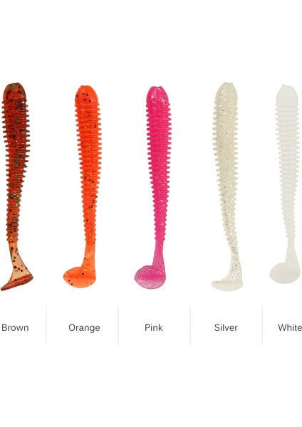 10 Adet Spiral Şekilli Yumuşak Balık Ustası Li (Yurt Dışından) modelleri