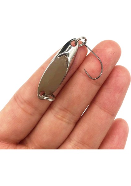 6 Adet Sert Balık Tutma Yaprağı Altın Gümüş Metal Uzun Atışlı Vahşi Hareketli (Yurt Dışından) modelleri