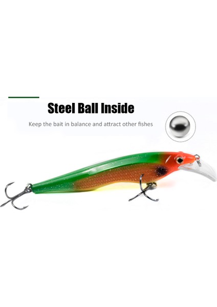 4,7 Inç Biyonik Sert Yüzen Balık Ustası 注：“4.7in”这里按土耳其语习惯将小数点用逗号表示，“floating Fishing Lure”常见表达为“balık Ustası” ，不过“balık Ustası”更偏口语化，书面上“balık Ustası” 也可以用“balık Hilecisi”替换。 (Yurt Dışından) fırsatları