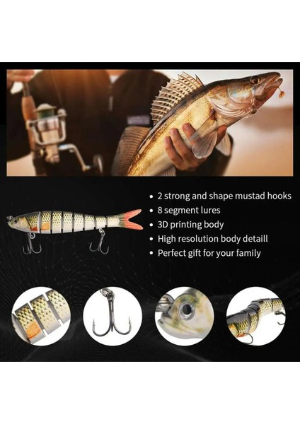 Pike Wobblers Balık Tutma Miltiği 13,4 cm 18,6 G (Yurt Dışından) fırsatları