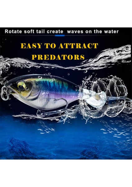 0,2 Ons 3.0 Su Üstü Yumuşak Balık Ucunu, Levrek ve Pike Için Canlandırıcı Yüzer (Yurt Dışından) indirimleri