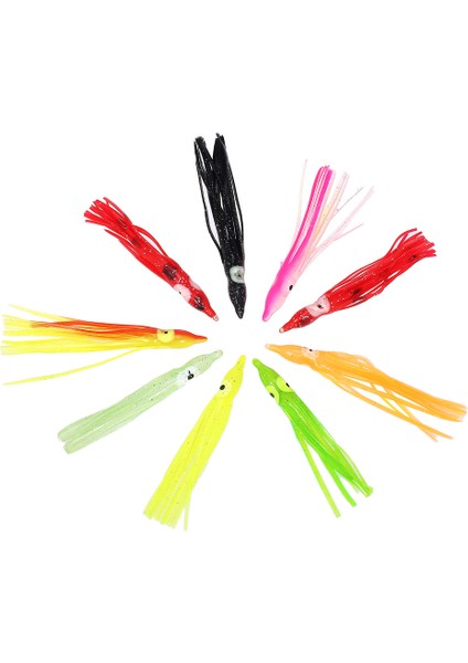 24 Adet Yumuşak Plastik Ahtapot Yapay Yemleri Tatlısu Veya Tuzlu Su Balıkçılığı (Yurt Dışından) indirimleri