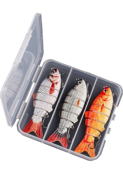 Balıkçı Kelepçeleri 6 Parça Sert Gövde (Yurt Dışından)