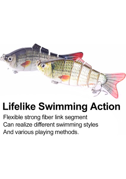 Balıkçı Kelepçeleri 6 Parça Sert Gövde (Yurt Dışından) fiyatları