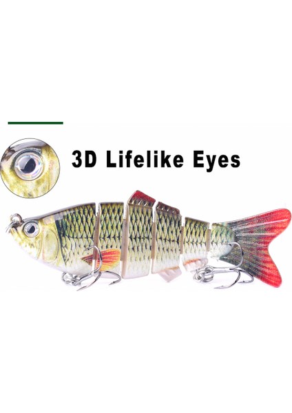 Balıkçı Kelepçeleri 6 Parça Sert Gövde (Yurt Dışından) indirimleri