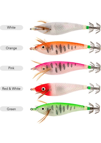 6 cm 8 cm Işık Veren Kalamar Ucuna Çekici (Yurt Dışından) fiyatları