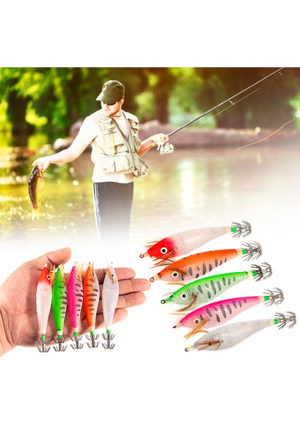 6 cm 8 cm Işık Veren Kalamar Ucuna Çekici (Yurt Dışından) modelleri