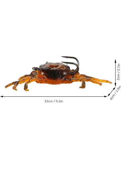 4 Adet Yumuşak Balık Tutma Yengeç S Uçları (Yurt Dışından) fiyatları